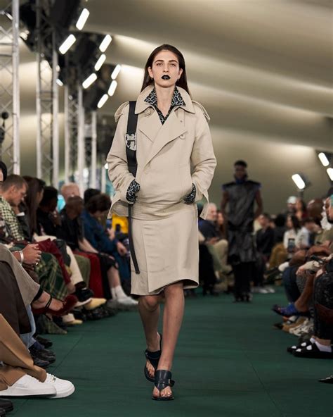 Burberry summer 2024 coats